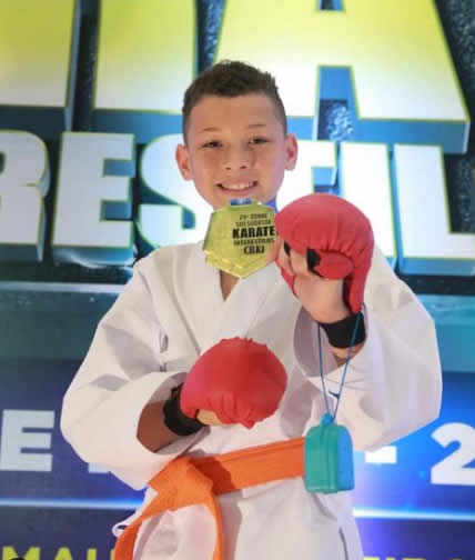 Atleta Luiz Augusto- Karateca