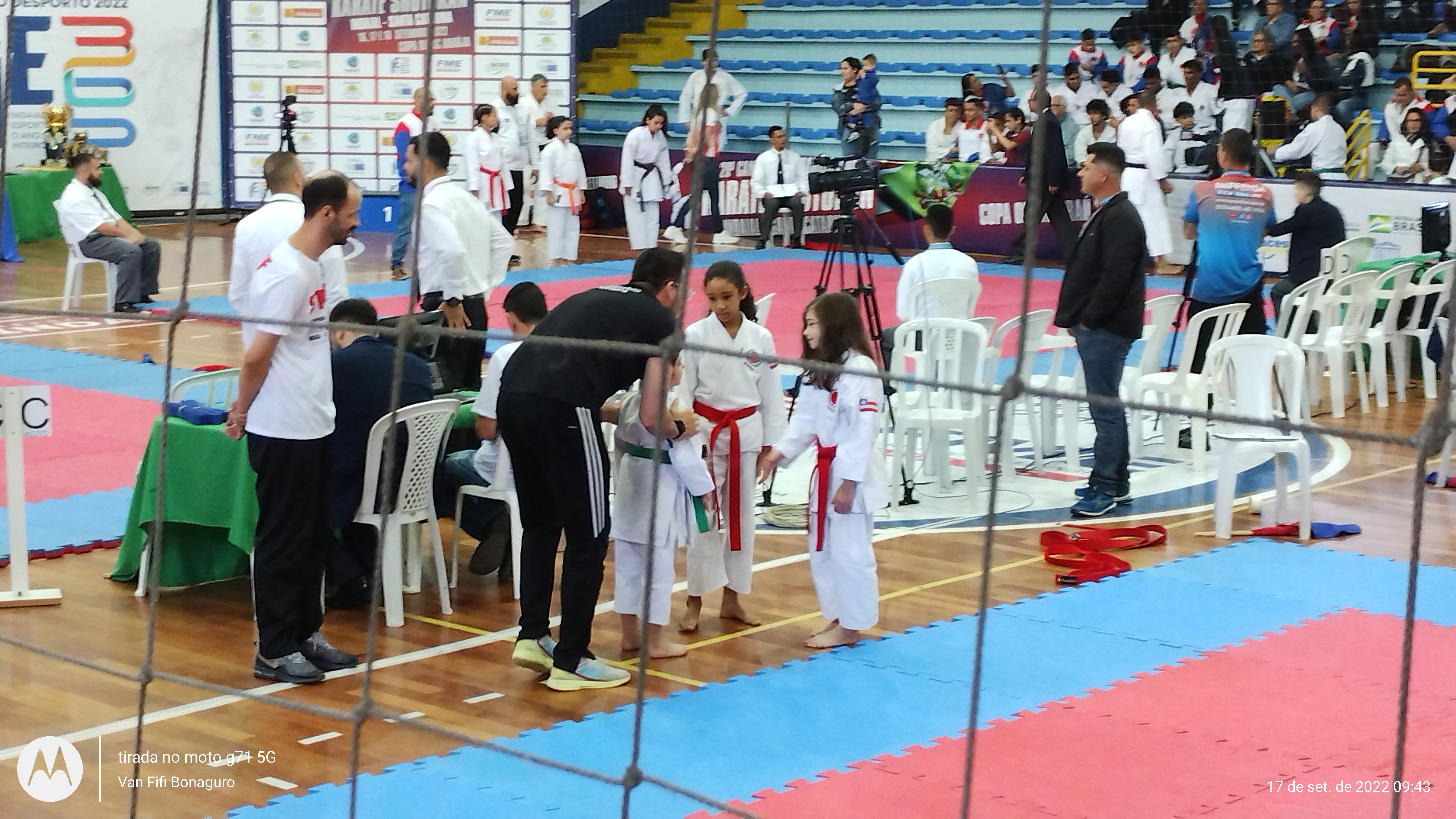 Atleta Fiorella Bonaguro - 26 campeonato de karate shotokan - Indaial - Santa Catarina