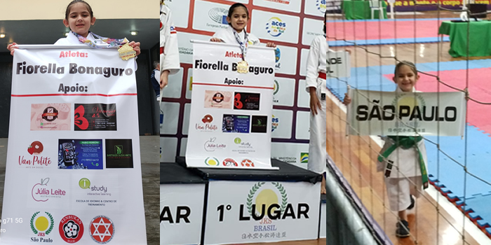 Fiorella Bonaguro é campeã do 26º Campeonato Brasileiro de Karatê Shotokan 
