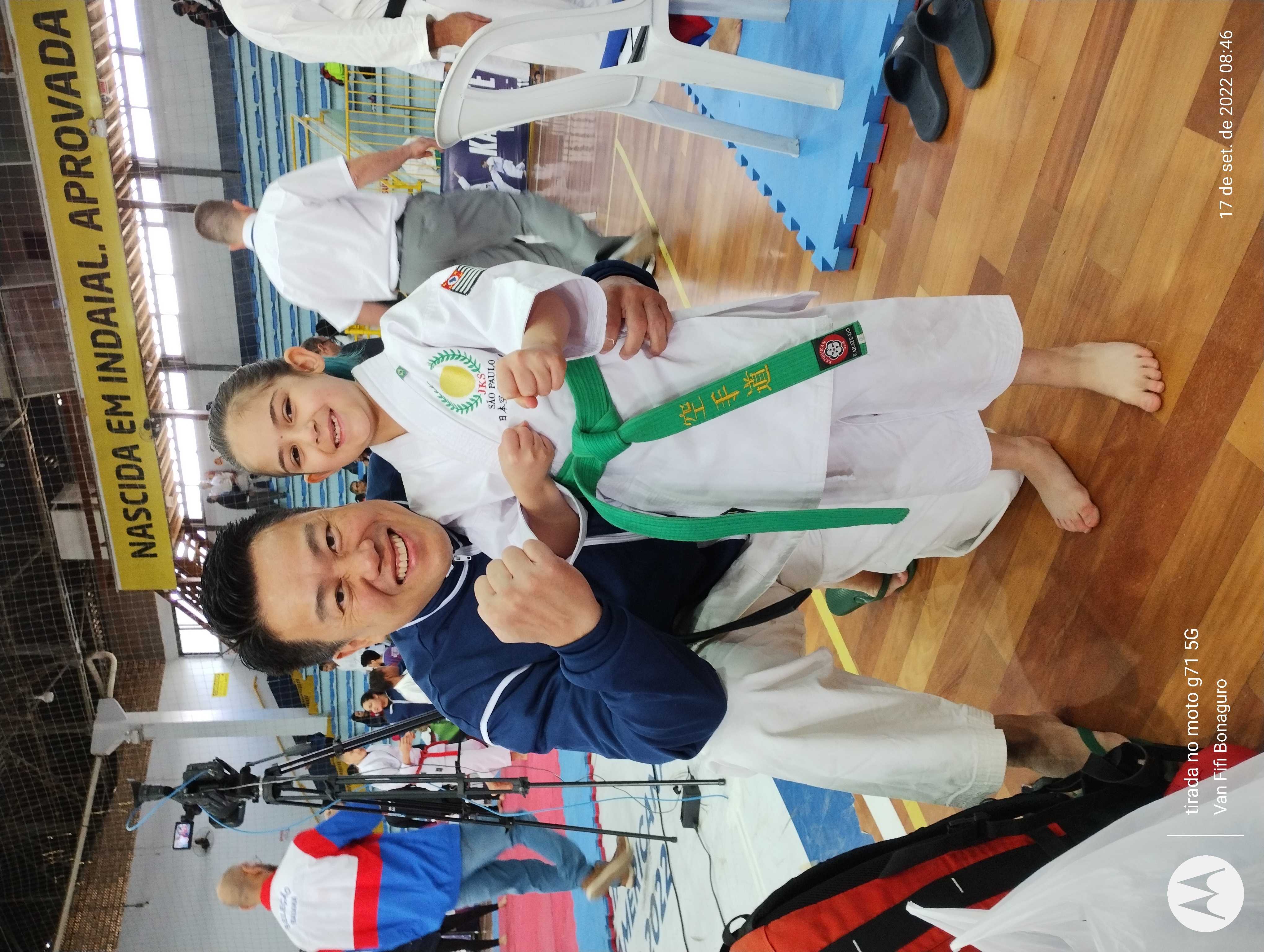 Fiorella Bonaguro no 26º campeonato de karate shotokan Indaial - Santa Catarina