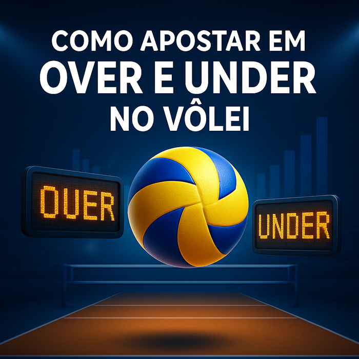 Como apostar em over e under no vôlei