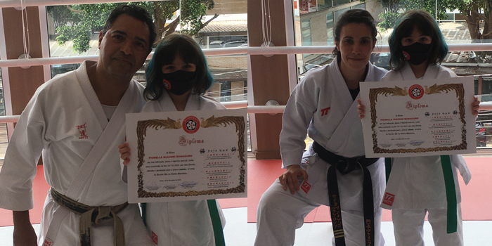 Fiorella Bonaguro - Sensei francisco Santiago - sensei Barbara Belafronte