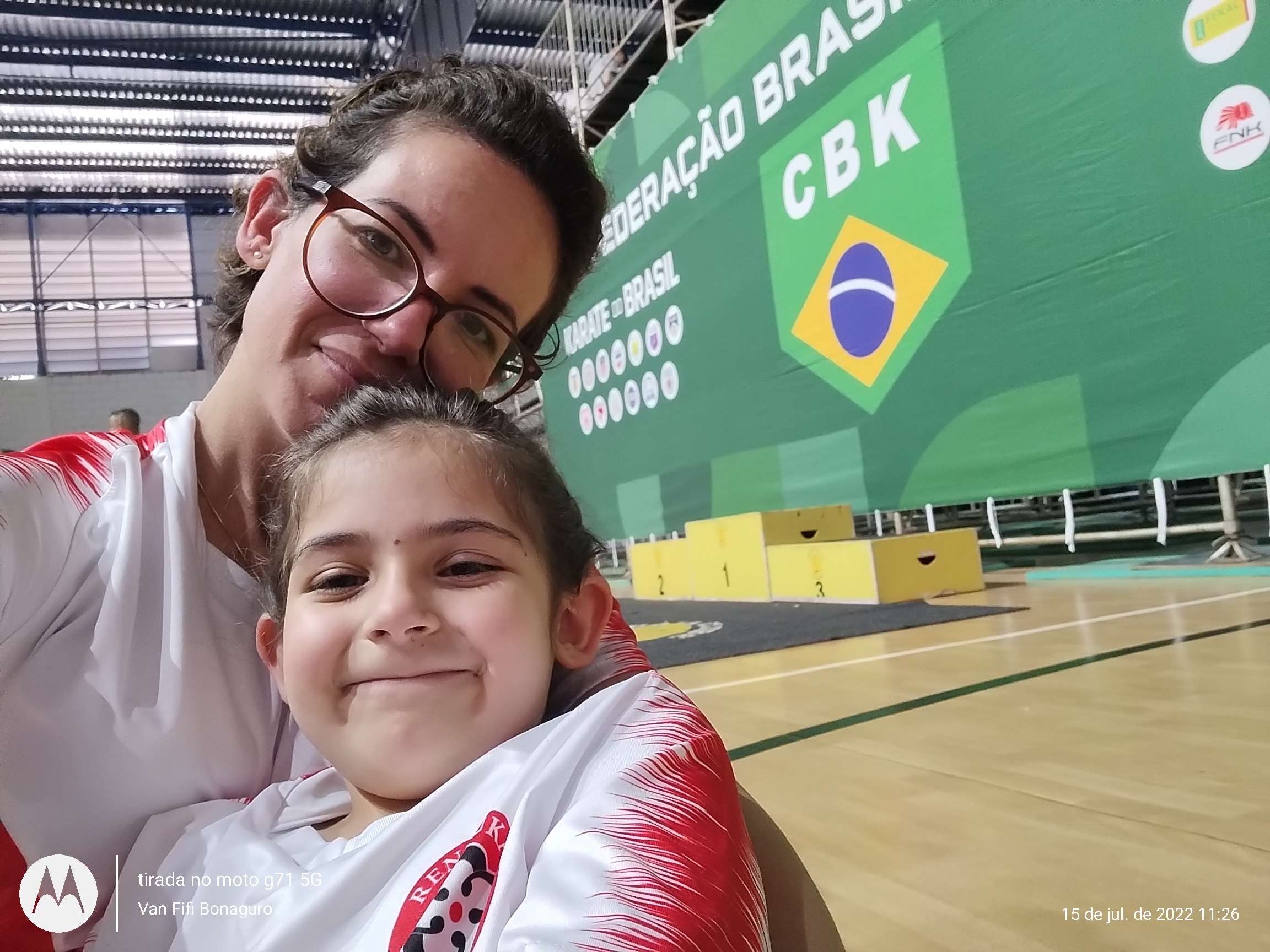 Fiorella Bonaguro com sua Mãe Vanessa Bonaguro