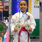A Atleta Isabella Batista é medalhista da Final do Campeonato Brasileiro Estudantil 2022