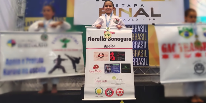 Fiorella Bonaguro é Campeã do Campeonato Brasileiro de Karate 2022