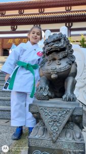 Fiorella Bonaguro - Atleta de Karate - Templo Zulai - Cotia