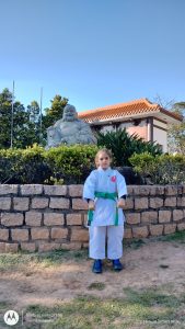 Fiorella Bonaguro - Atleta de Karate - Templo Zulai - Cotia