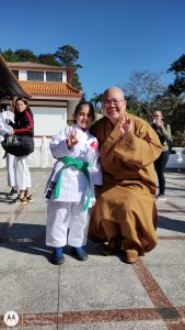 Fiorella Bonaguro - Atleta de Karate - Templo Zulai - Cotia